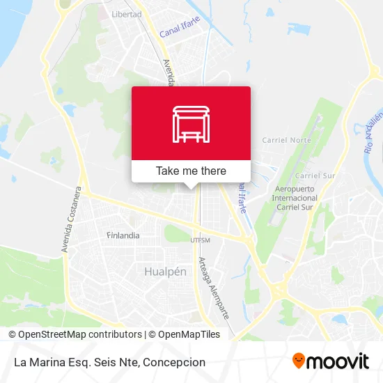 Mapa de La Marina Esq. Seis Nte