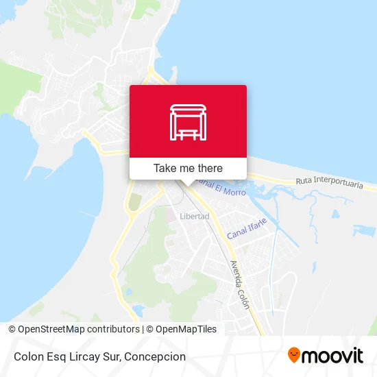 Mapa de Colon Esq Lircay Sur