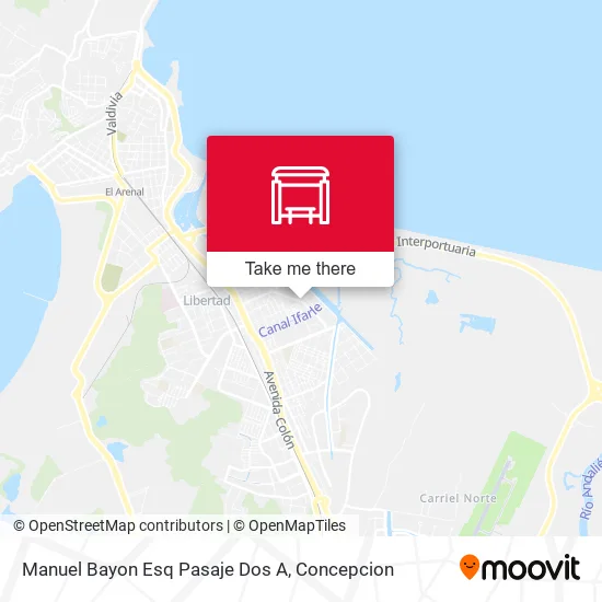 Mapa de Manuel Bayon Esq Pasaje Dos A