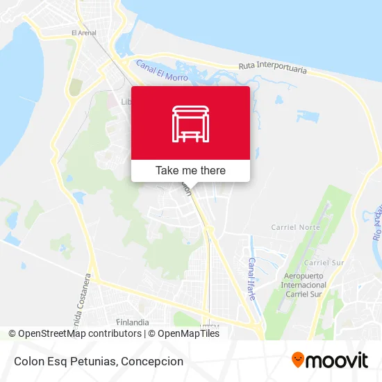 Mapa de Colon Esq Petunias