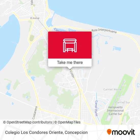 Mapa de Colegio Los Condores  Oriente