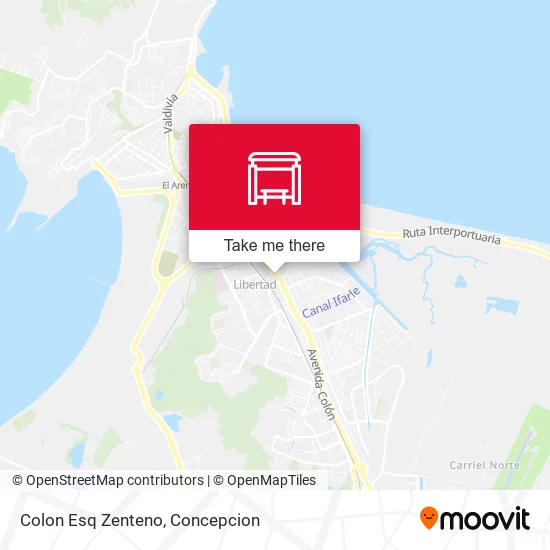 Mapa de Colon Esq Zenteno