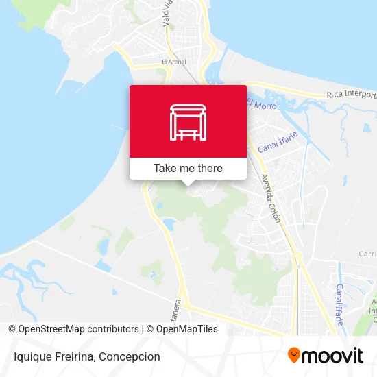 Mapa de Iquique Freirina