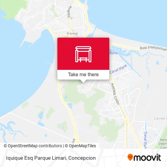 Mapa de Iquique Esq Parque Limari