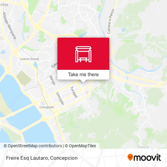 Mapa de Freire Esq Lautaro
