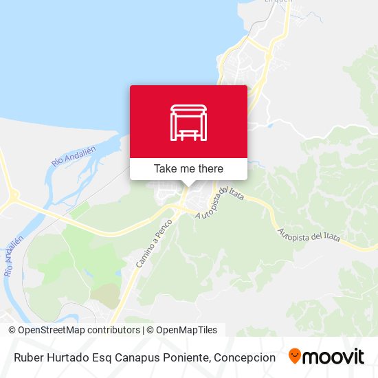 Mapa de Ruber Hurtado Esq Canapus  Poniente