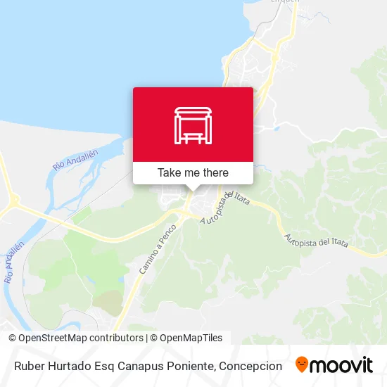 Mapa de Ruber Hurtado Esq Canapus  Poniente