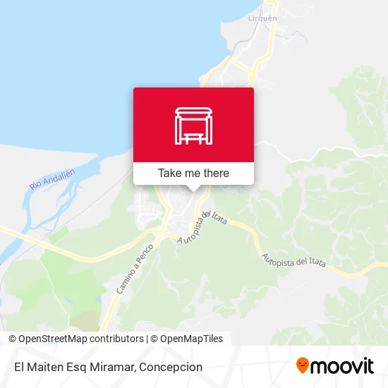 Mapa de El Maiten Esq Miramar