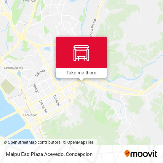 Mapa de Maipu Esq Plaza Acevedo
