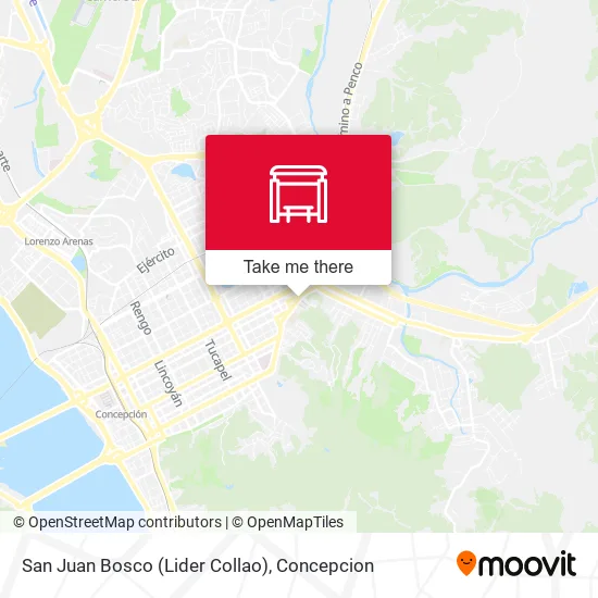Mapa de San Juan Bosco (Lider Collao)