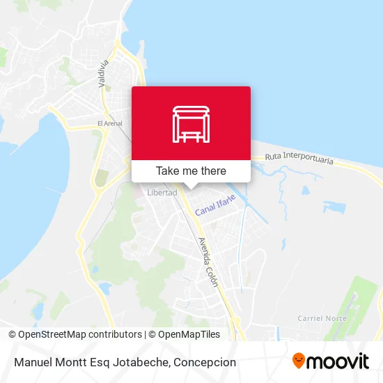 Mapa de Manuel Montt Esq Jotabeche