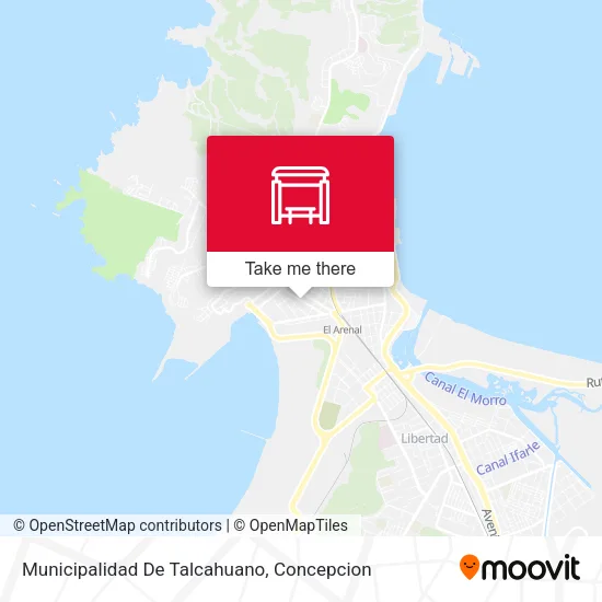 Mapa de Municipalidad De Talcahuano