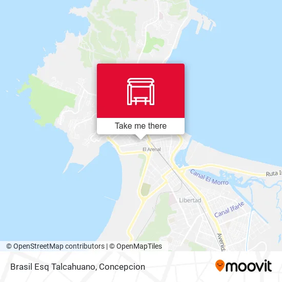 Mapa de Brasil Esq Talcahuano