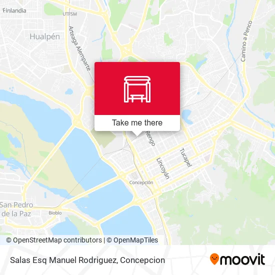 Mapa de Salas Esq Manuel Rodriguez