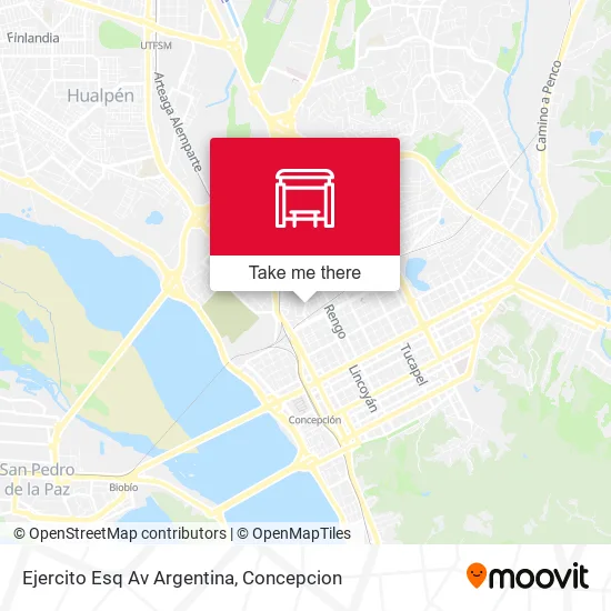 Mapa de Ejercito Esq Av Argentina