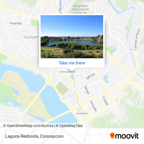 Mapa de Laguna Redonda