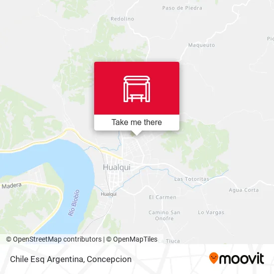 Mapa de Chile Esq Argentina