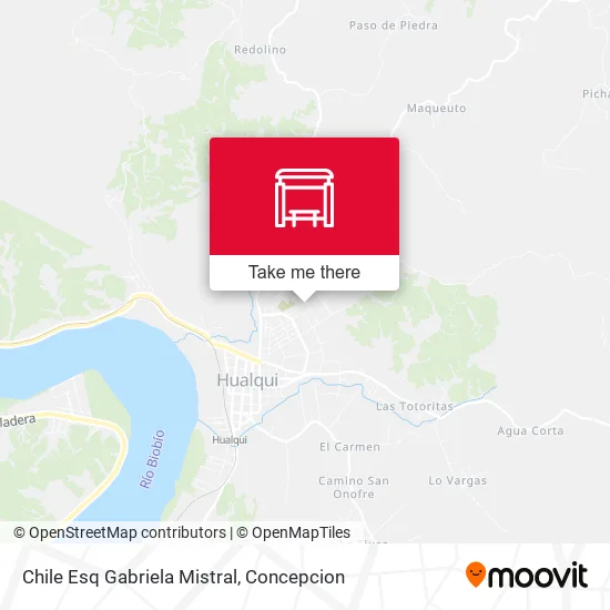 Mapa de Chile Esq Gabriela Mistral