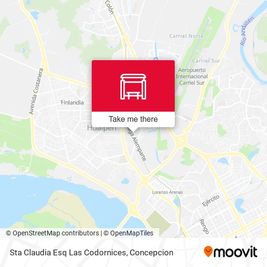 Mapa de Sta Claudia Esq Las Codornices