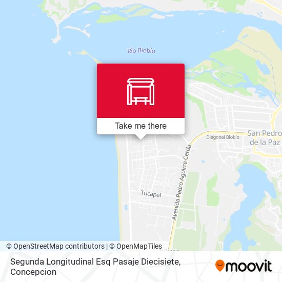 Segunda Longitudinal Esq Pasaje Diecisiete map
