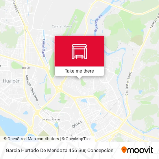 Mapa de Garcia Hurtado De Mendoza 456  Sur