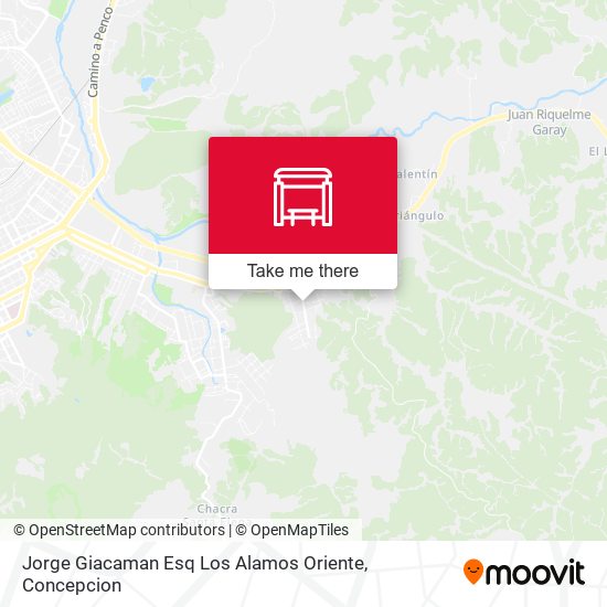 Mapa de Jorge Giacaman Esq Los Alamos  Oriente