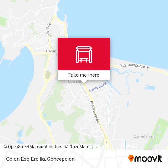 Mapa de Colon Esq Ercilla