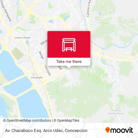 Mapa de Av. Chacabuco Esq. Arco Udec