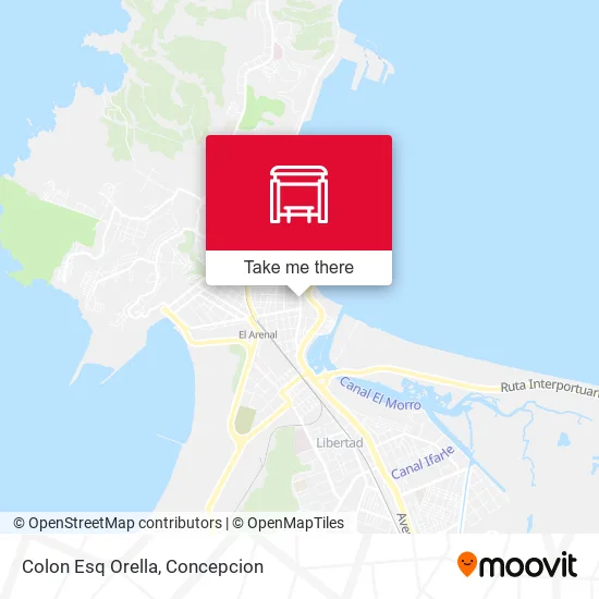 Mapa de Colon Esq Orella
