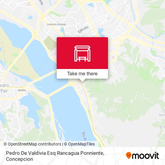 Mapa de Pedro De Valdivia Esq Rancagua  Ponniente