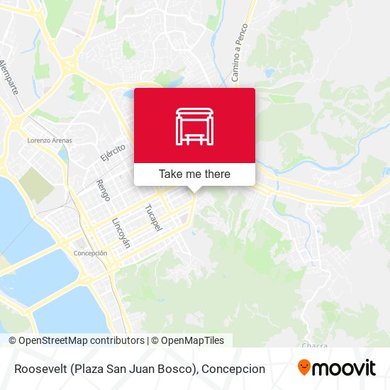 Mapa de Roosevelt (Plaza San Juan Bosco)