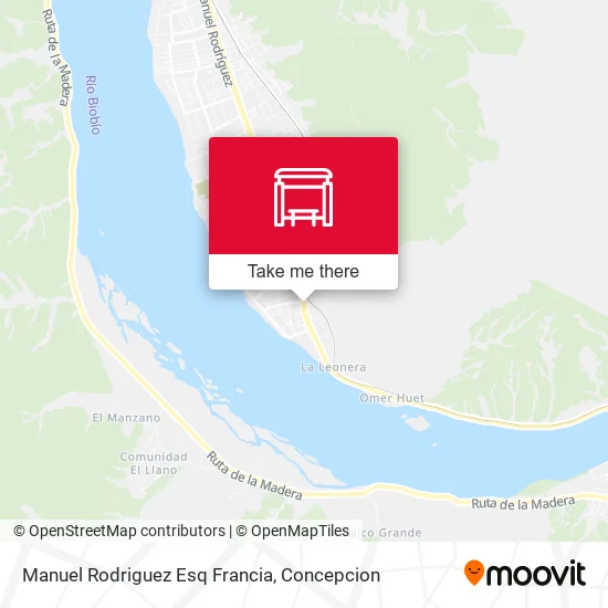 Mapa de Manuel Rodriguez Esq Francia