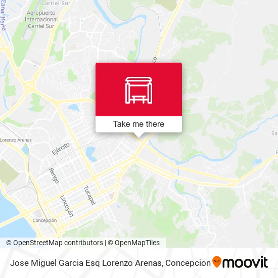 Mapa de Jose Miguel Garcia Esq Lorenzo Arenas