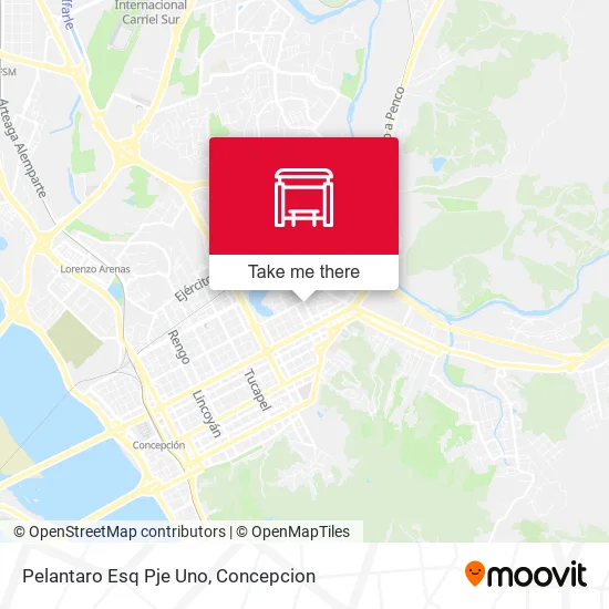 Mapa de Pelantaro Esq Pje Uno