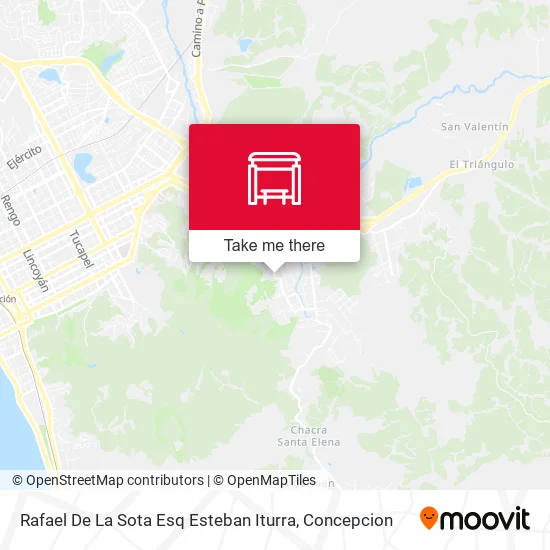Mapa de Rafael De La Sota Esq Esteban Iturra