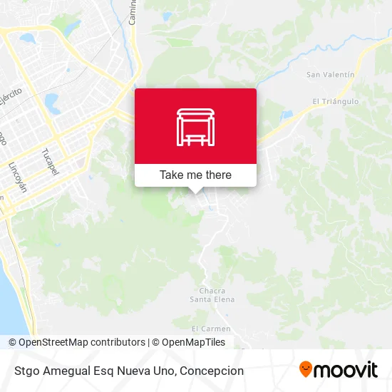 Mapa de Stgo Amegual Esq Nueva Uno