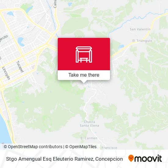 Mapa de Stgo Amengual Esq Eleuterio Ramirez