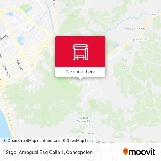 Mapa de Stgo. Amegual Esq Calle 1