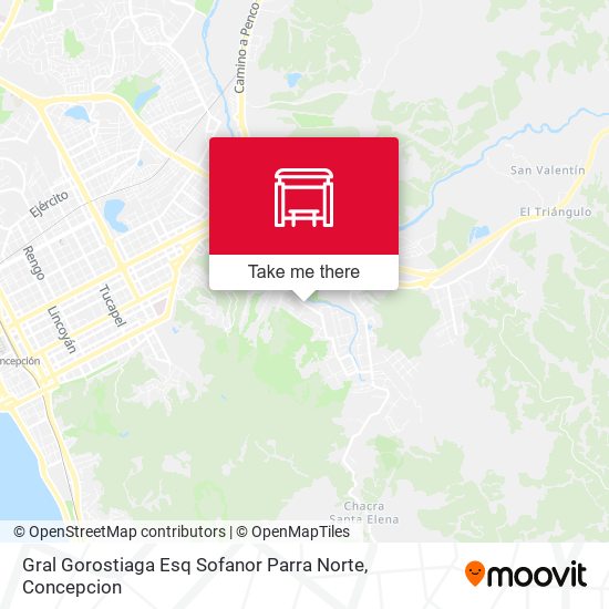 Mapa de Gral Gorostiaga Esq Sofanor Parra  Norte
