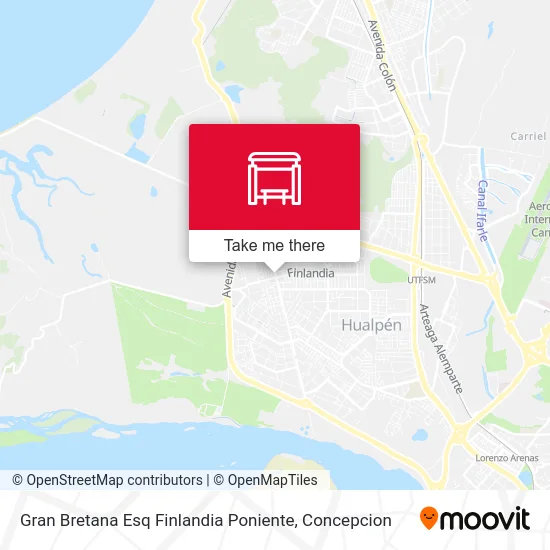 Gran Bretana Esq Finlandia  Poniente map