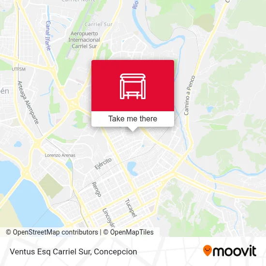Ventus Esq Carriel Sur map