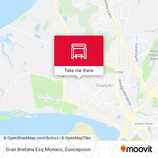 Mapa de Gran Bretana Esq Monaco