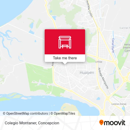 Mapa de Colegio Montaner