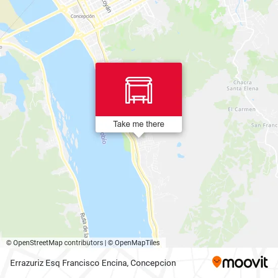 Mapa de Errazuriz Esq Francisco Encina