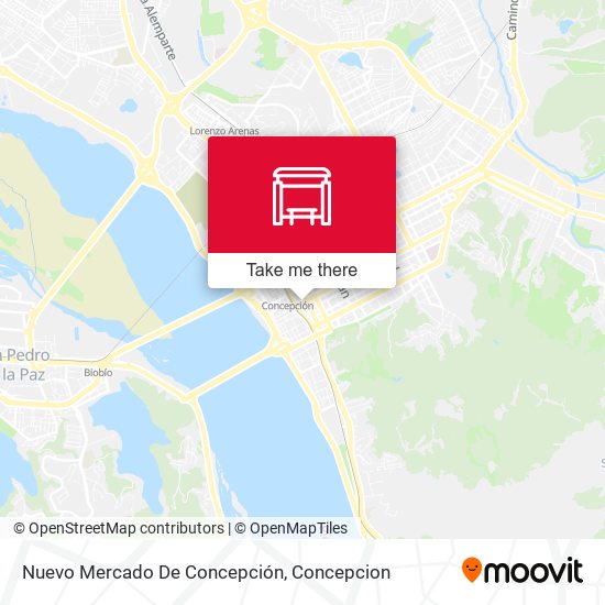 Nuevo Mercado De Concepción map