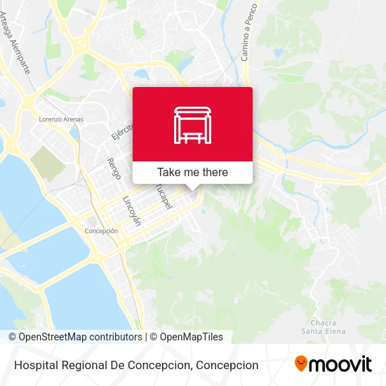 Mapa de Hospital Regional De Concepcion