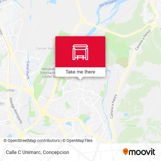 Mapa de Calle C  Unimarc
