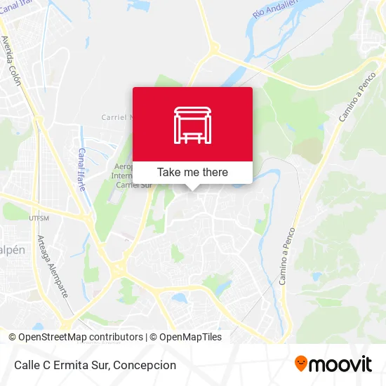Mapa de Calle C  Ermita  Sur