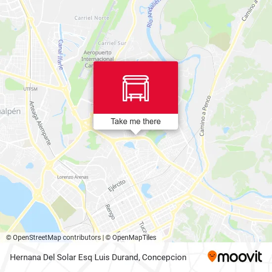 Mapa de Hernana Del Solar Esq Luis Durand