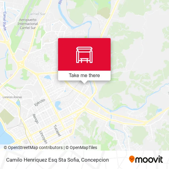 Mapa de Camilo Henriquez Esq Sta Sofia